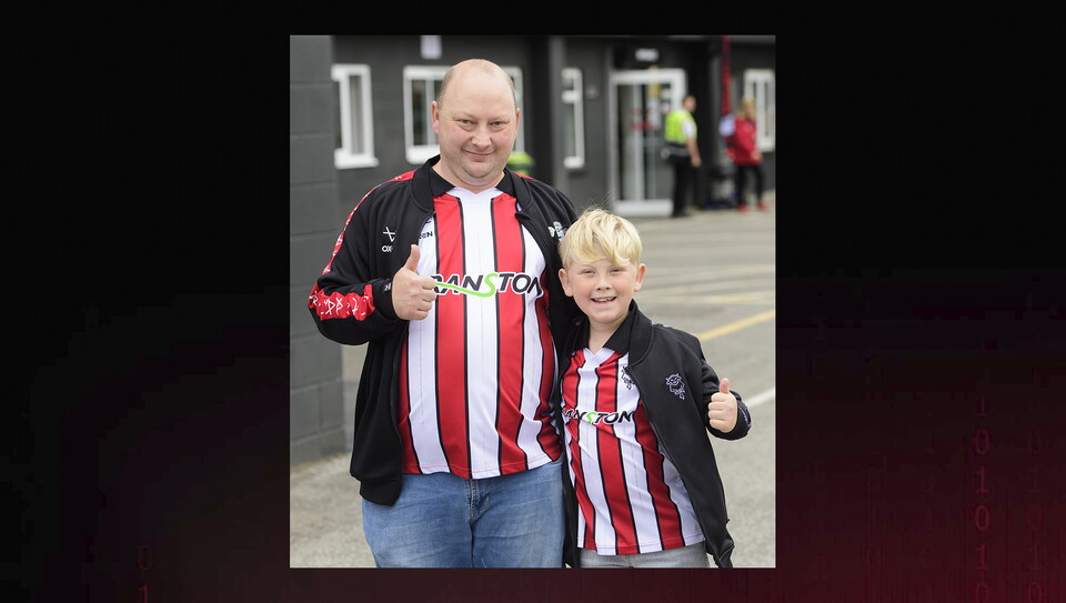 A fan photo from City's home game against Luton Town.