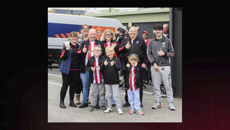 A fan photo from City's home game against Luton Town.