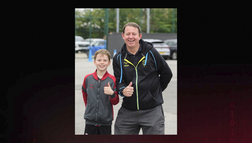 A fan photo from City's home game against Luton Town.