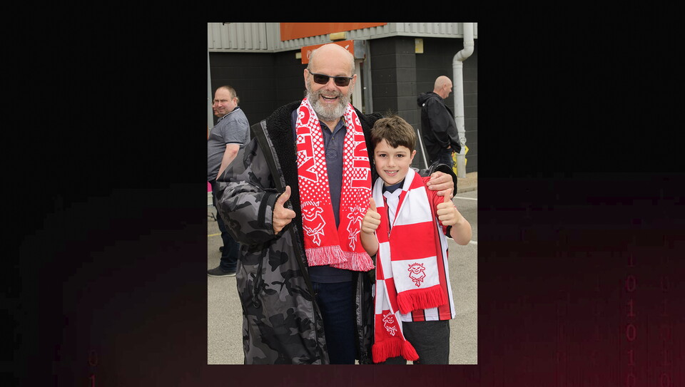 A fan photo from City's home game against Luton Town.