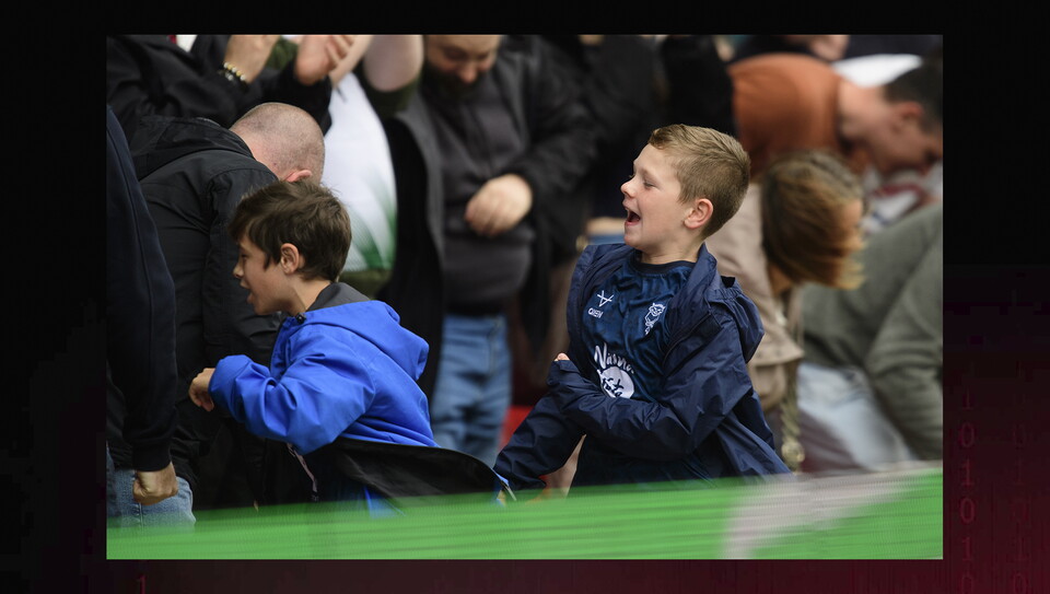 A fan photo from City's home game against Luton Town.