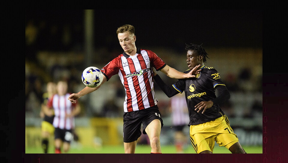 A match image from City's home game against Manchester United U21s