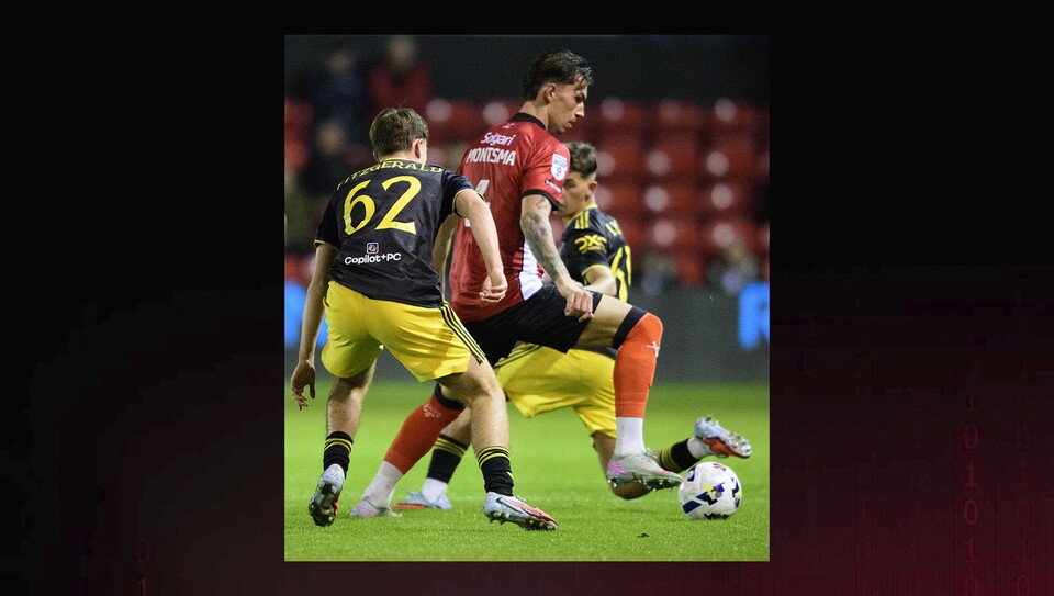 A match image from City's home game against Manchester United U21s