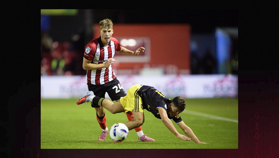 A match image from City's home game against Manchester United U21s