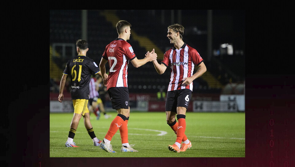 A match image from City's home game against Manchester United U21s
