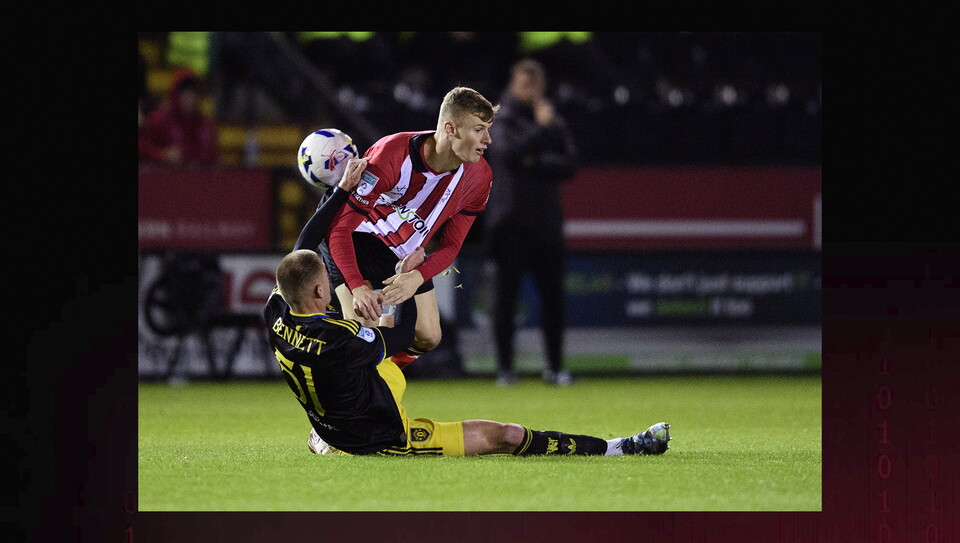 A match image from City's home game against Manchester United U21s
