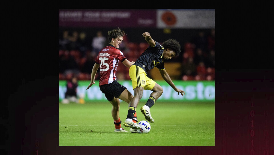 A match image from City's home game against Manchester United U21s