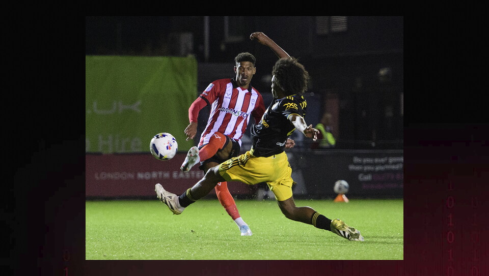 A match image from City's home game against Manchester United U21s