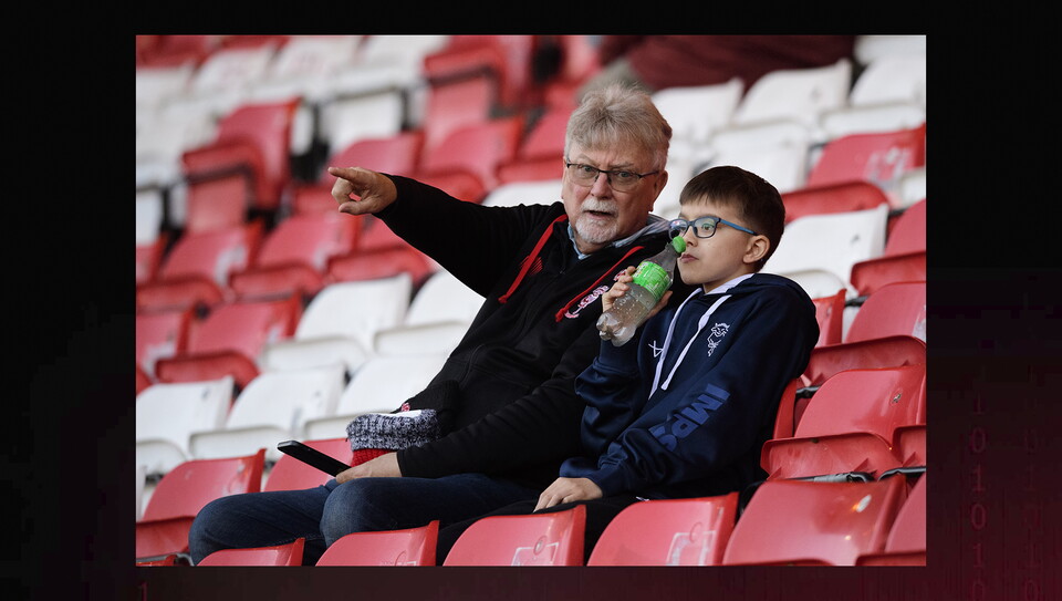 A fans image from City's home game against Manchester United U21s