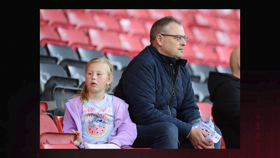 A fans image from City's home game against Manchester United U21s