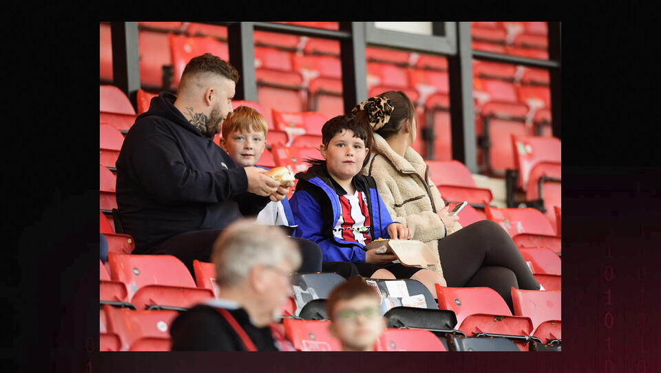 A fans image from City's home game against Manchester United U21s
