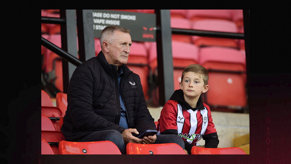 A fans image from City's home game against Manchester United U21s