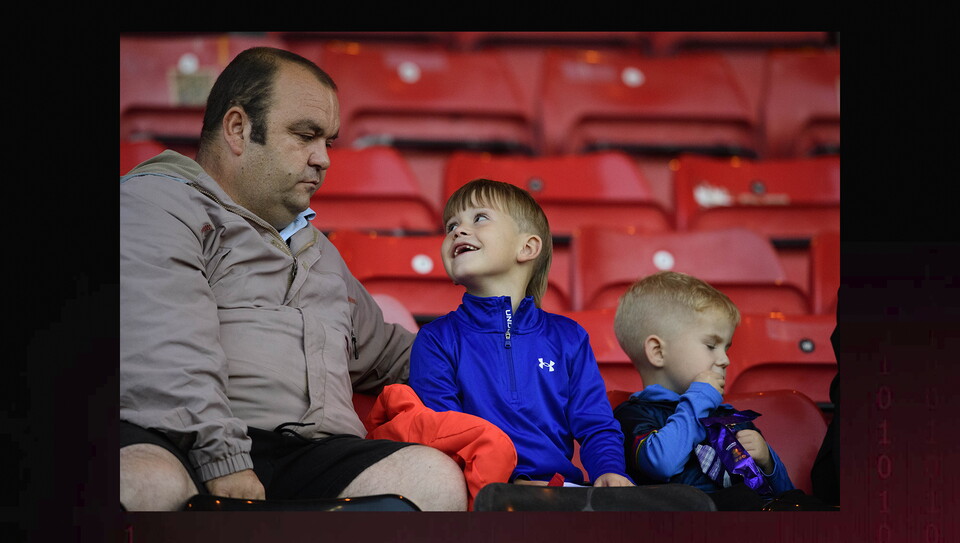 A fans image from City's home game against Manchester United U21s