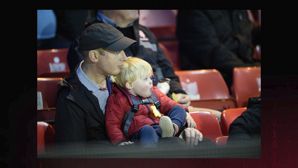 A fans image from City's home game against Manchester United U21s