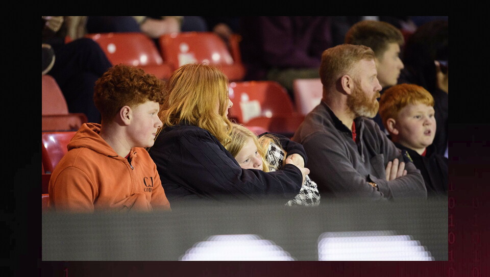 A fans image from City's home game against Manchester United U21s