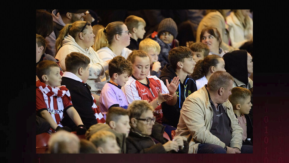 A fans image from City's home game against Manchester United U21s