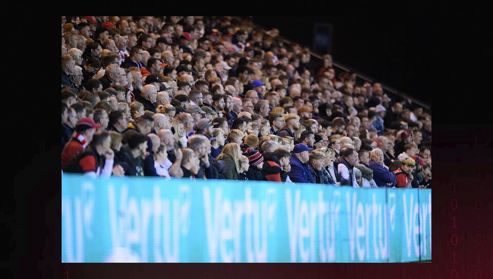 A fans image from City's home game against Manchester United U21s