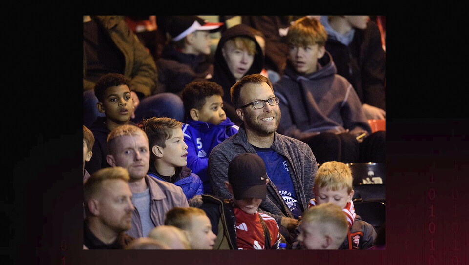 A fans image from City's home game against Manchester United U21s