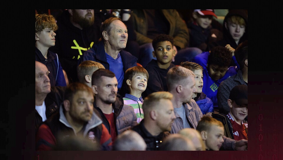 A fans image from City's home game against Manchester United U21s