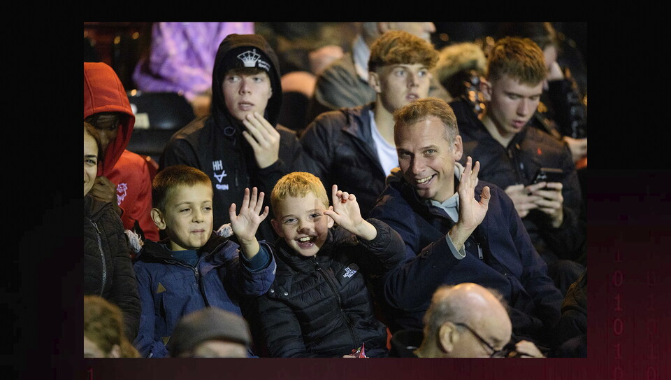 A fans image from City's home game against Manchester United U21s