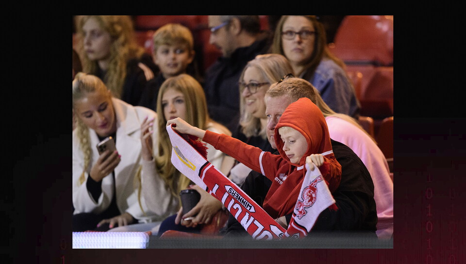 A fans image from City's home game against Manchester United U21s