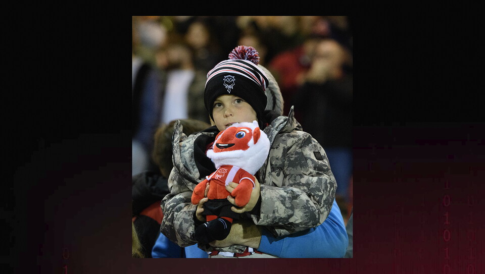 A fans image from City's home game against Manchester United U21s