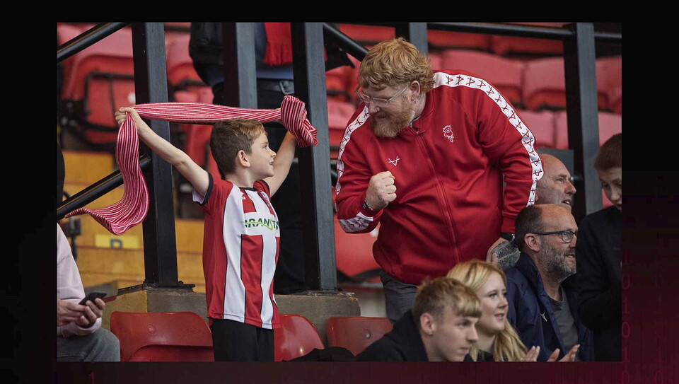 A fan image from City's 3-0 win over Notts County