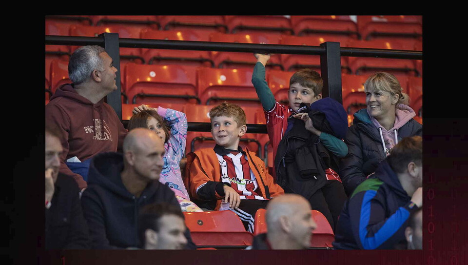 A fan image from City's 3-0 win over Notts County