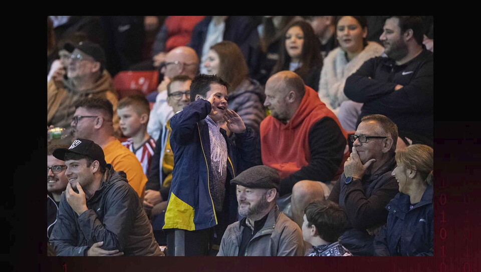 A fan image from City's 3-0 win over Notts County