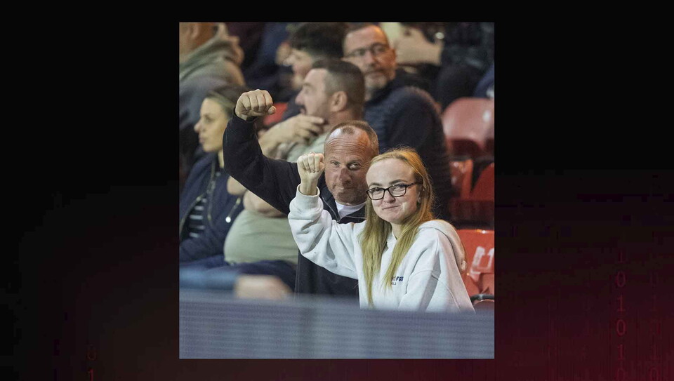 A fan image from City's 3-0 win over Notts County