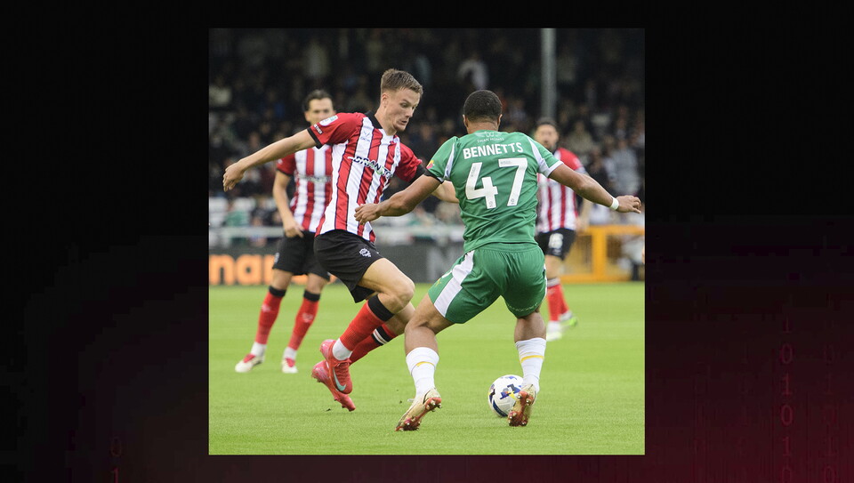 A match image from City's 3-0 win over Notts County