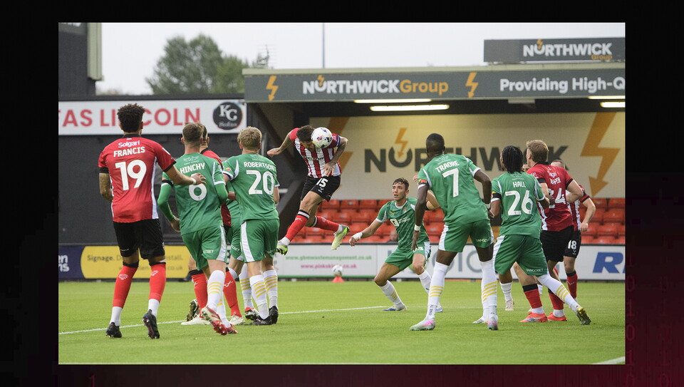 A match image from City's 3-0 win over Notts County