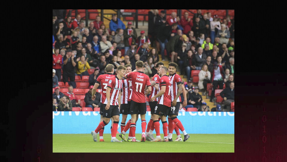A match image from City's 3-0 win over Notts County