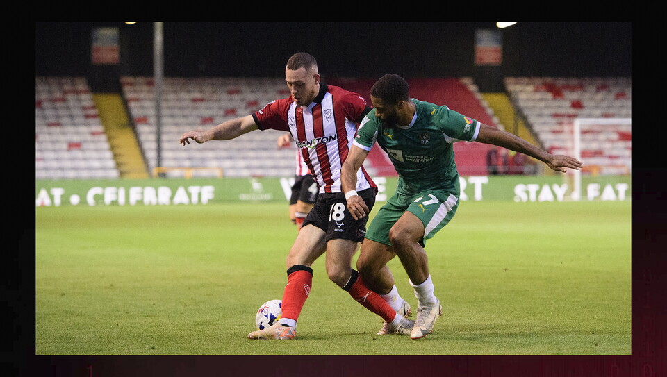 A match image from City's 3-0 win over Notts County