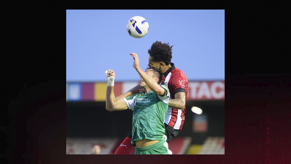 A match image from City's 3-0 win over Notts County