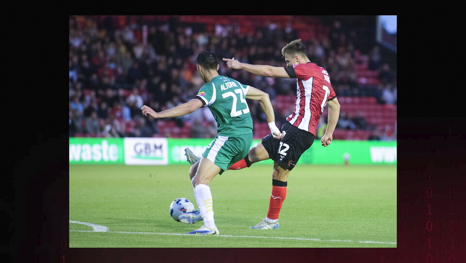 A match image from City's 3-0 win over Notts County