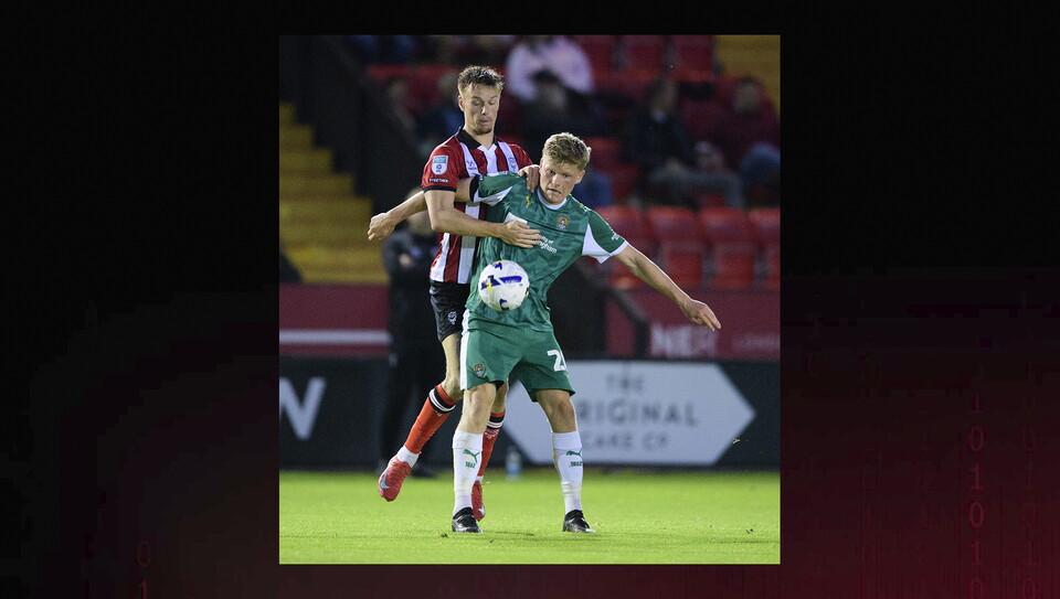 A match image from City's 3-0 win over Notts County
