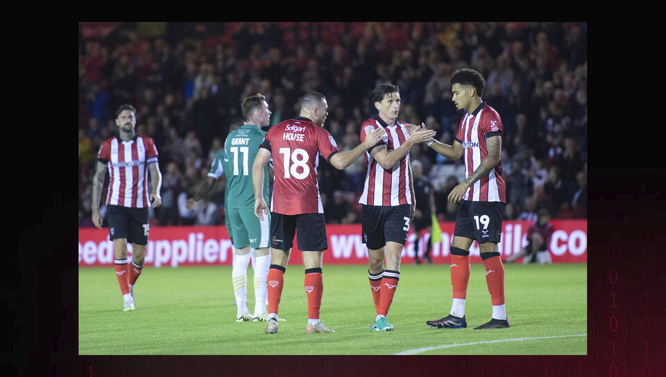 A match image from City's 3-0 win over Notts County