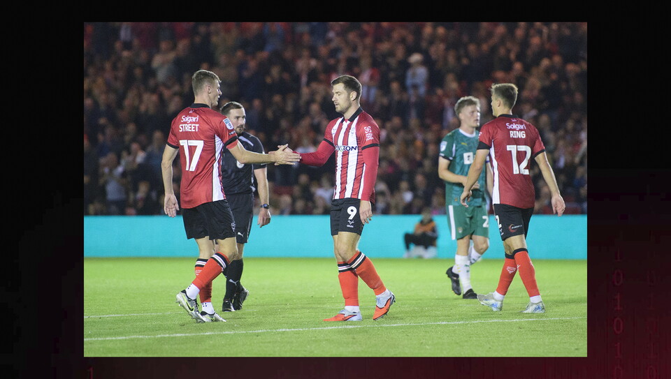 A match image from City's 3-0 win over Notts County