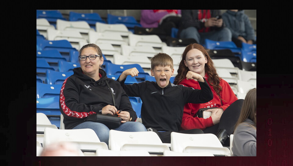 A fans image from City's game at Peterborough