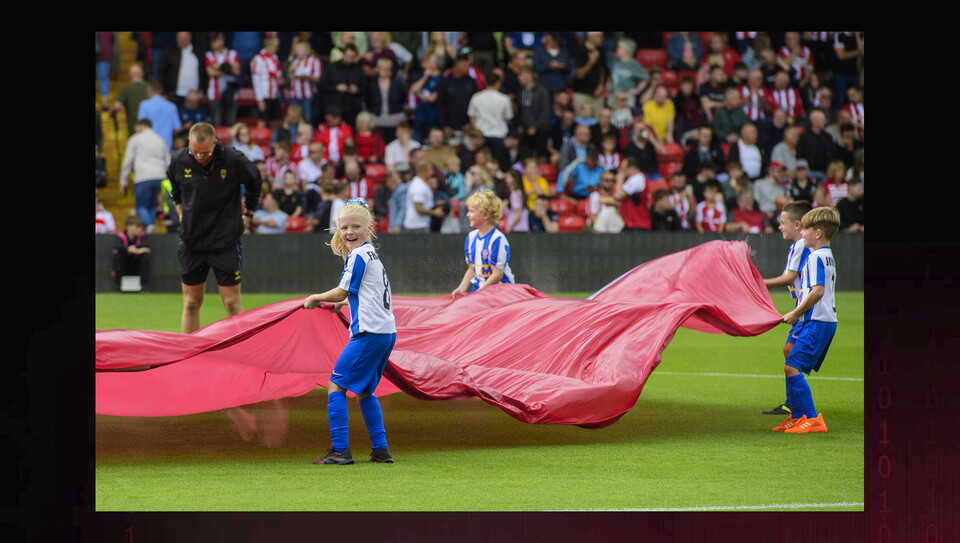 A matchday experience image from City's 2-2 home draw against Wigan Athletic