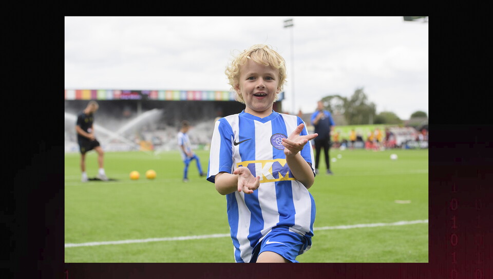A matchday experience image from City's 2-2 home draw against Wigan Athletic