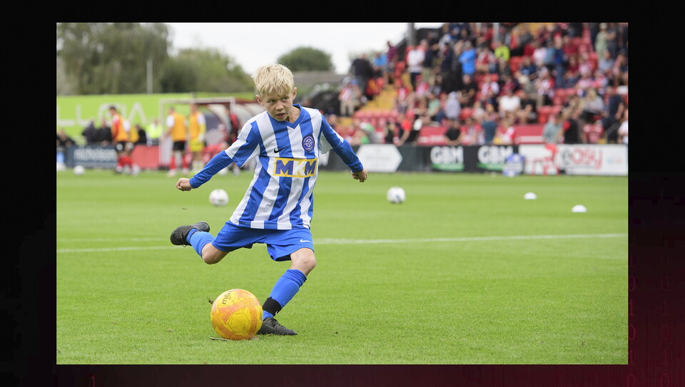 A matchday experience image from City's 2-2 home draw against Wigan Athletic