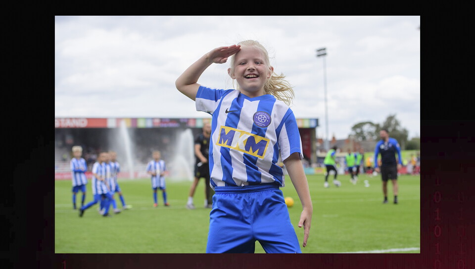 A matchday experience image from City's 2-2 home draw against Wigan Athletic