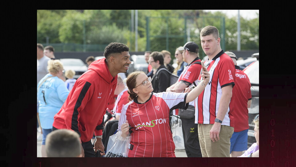 A fans image from City's home game against Wigan Athletic