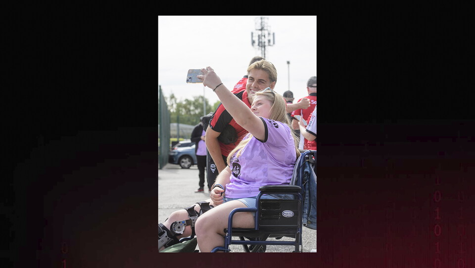 A fans image from City's home game against Wigan Athletic