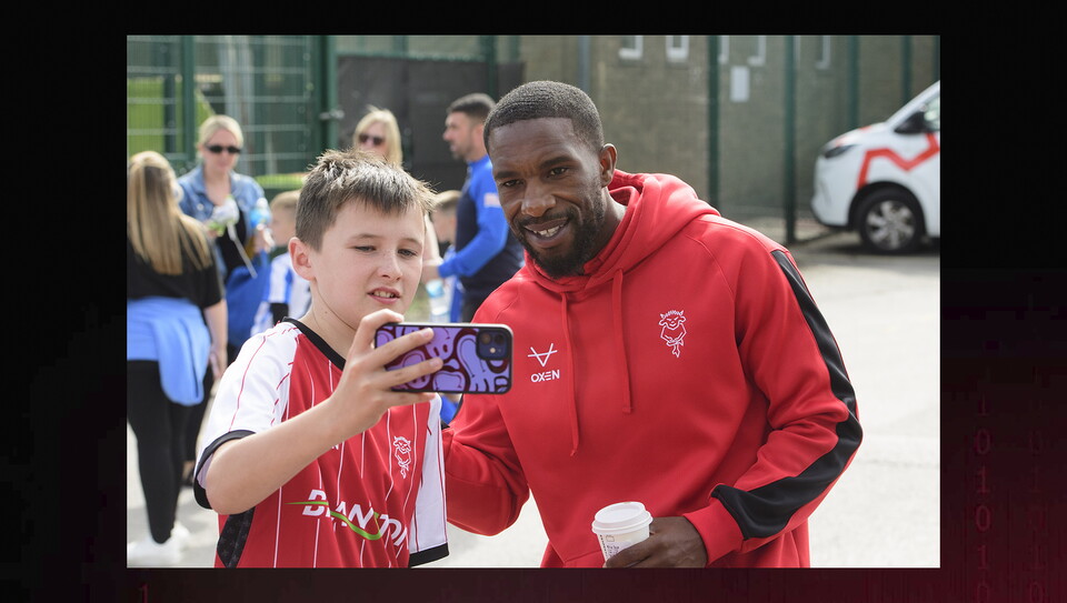A fans image from City's home game against Wigan Athletic