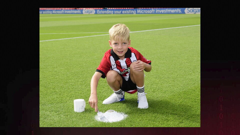 A fans image from City's home game against Wigan Athletic