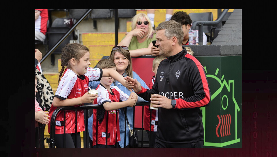 A fans image from City's home game against Wigan Athletic