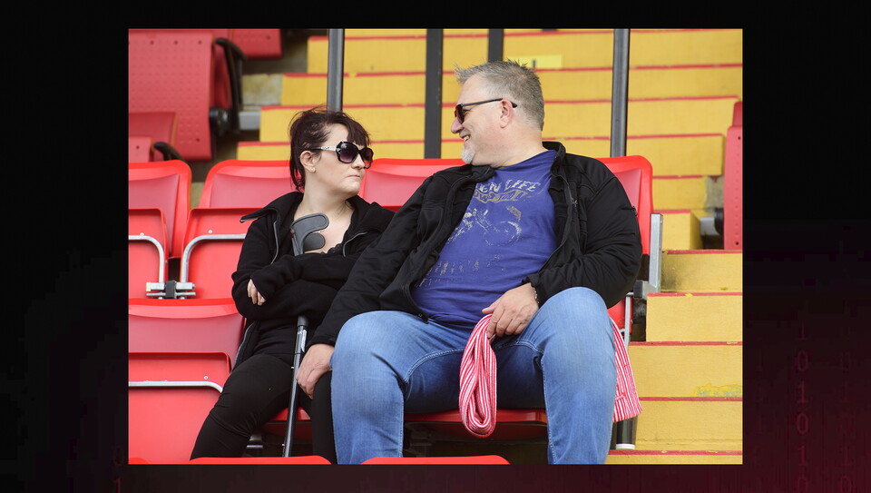 A fans image from City's home game against Wigan Athletic